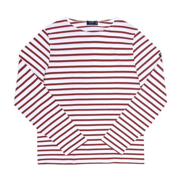 SAINT JAMES Langarmshirt 9858 NEIGE TERRACOTTA 136245165 [P]