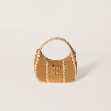Miu Miu Suede Crochet Wonder Bag 151060454 [P]