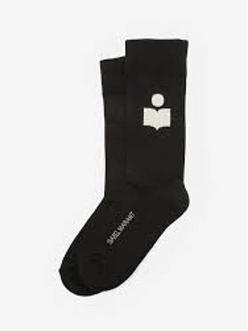 Isabel Marant Logo Socks CT001JHA A1C03J 01BK 151060623 [P]