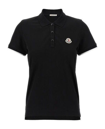 Moncler Cotton Pique Polo Shirt with Logo Patch 8A00004 84720 999 151060764 [P]