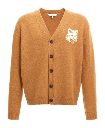 MAISON KITSUNE フォックスヘッドインターシャコンフォートカーディガン 151060937 [P]