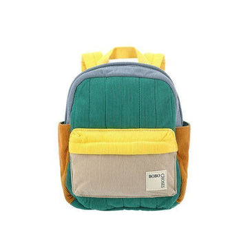 Bobo Choses Padded Corduroy Color Block Kids Backpack 119859931 [P]