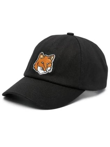 MAISON KITSUNE Große Fuchs Kopf 6P Kappe Stickerei 6-Panel 151061537 [P]