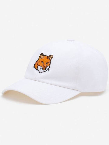 Maison Kitsune Large Fox Head Embroidery Cap Fox Head Patch Six Panel Baseball Cap 151061627 [P]