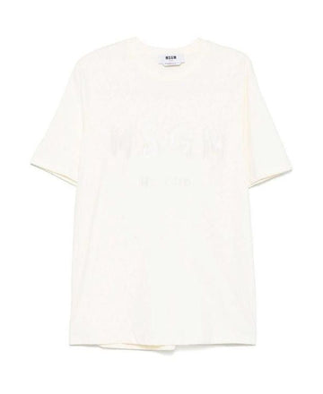 MSGM Logo Print T-Shirt 151062328 [P]
