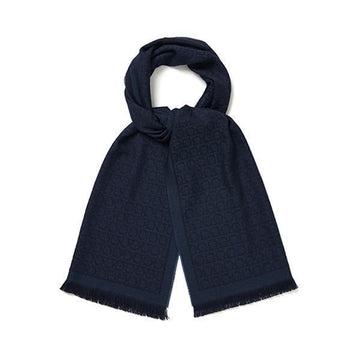 SALVATORE FERRAGAMO Scarf 32 7955 0743206 Gancini Jacquard Muster Wolle 101707174 [P]