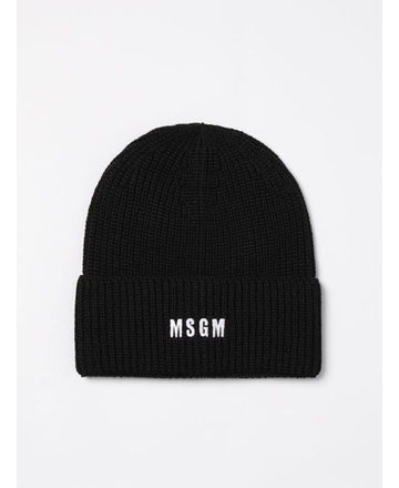 MSGM Logo-Stickerei Wollmütze 151062406 [P]
