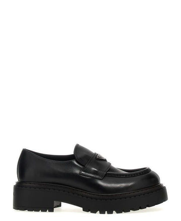 Prada Enamel Triangle Logo Loafers 151072264 [P]