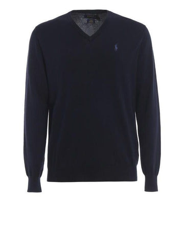 Polo Ralph Lauren Pony Logo Embroidered Pima Cotton V-Neck Knit 151072887 [P]