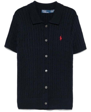 Polo Ralph Lauren Cotton Cable Knit Short Sleeve Cardigan 151073021 [P]
