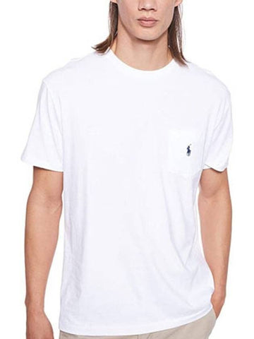 POLO RALPH LAUREN Pony-Logo gesticktes Baumwoll-T-Shirt kurzarm 710707095003 151073068 [P]