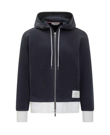 THOM BROWNE クラシック4バージャージジップアップフーディ 151102513 [P]