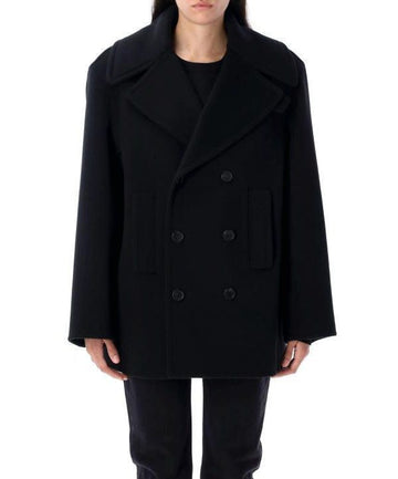 SAINT LAURENT Doppelreihiger Woll-Peacoat 1005 151102516 [P]
