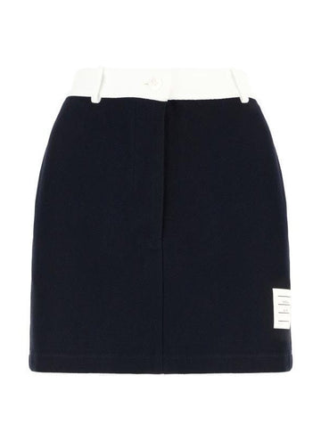 THOM BROWNE Tech-Twill-Minirock 25SS 151102958 [P]
