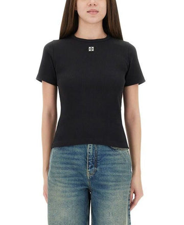 TORY BURCH Körperbetontes Logo T-Shirt 170886 002 151102965 [P]