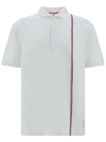 THOM BROWNE ストライプ ポロシャツ MJP196A J0138 100 151103289 [P]