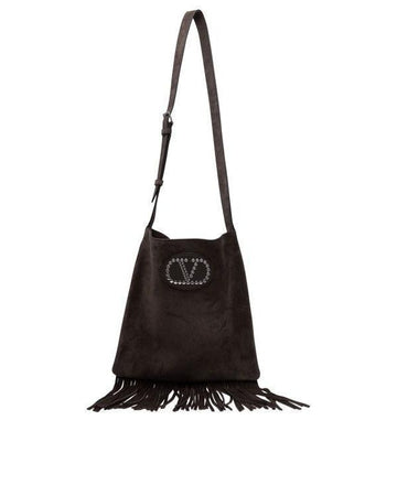 Valentino Nellcote Suede Crossbody Bag 6Y2B0D26 SZX 6U7 151103913 [P]