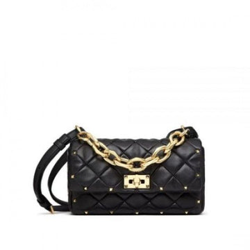 VALENTINO パッチワーク ラックスター ド スパイク ショルダーバッグ 5W2B0Q04 IGX 0NO 151104007 [P]