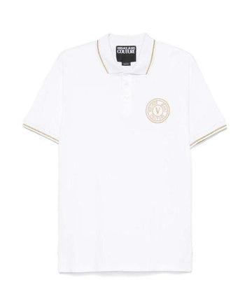 VERSACE 刺繍 Vエンブレム ポロ シャツ 78GAGT00 CJ01T G03 151104144 [P]