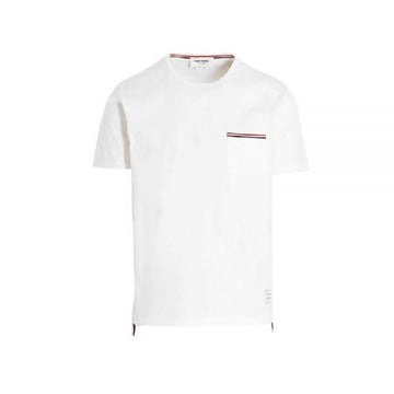 Thom Browne Three Stripe Pocket Round T-Shirt 158461854 [P]