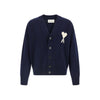 AMI Wool Cardigan with Heart Logo 158346213 [P]
