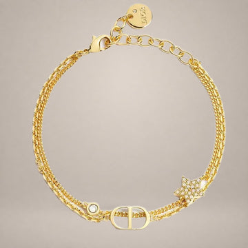 DIOR Petit CD Doppelarmband B1133PMTCY_D301 126805122 [P]
