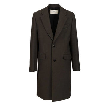 AMI Wool Single Breasted Coat 148709717 [P]