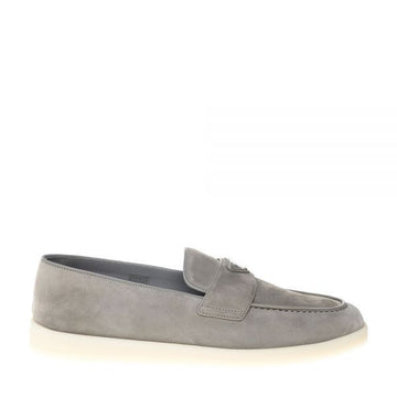 Prada Triangle Logo Suede Loafers 149705653 [P]