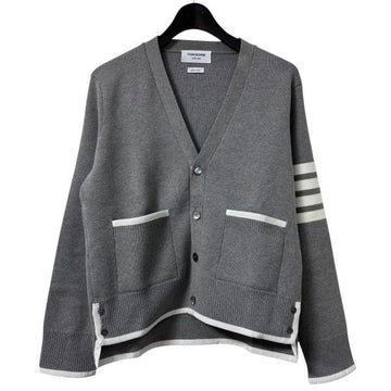 THOM BROWNE 4-Streifen Milano Stitch Cardigan mit Punkttipping 149690270 [P]