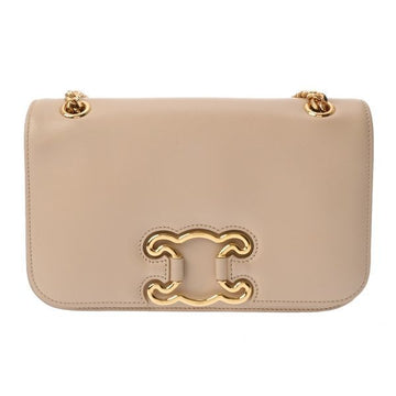 Celine Medium Bag Triomphe Frame in Shiny Calfskin 155622672 [P]