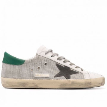 GOLDEN GOOSE Graue Stern Licht Silber Netz Superstar 146701235 [P]