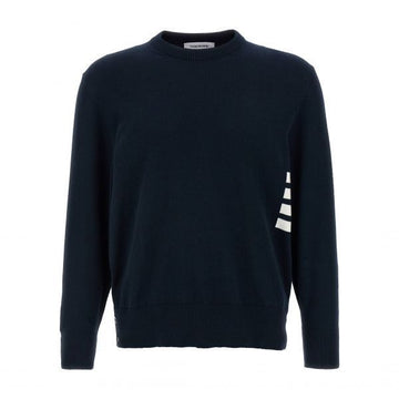 THOM BROWNE 4バー ストライプ ジャージ ステッチ コットン プルオーバー (MKA543A Y3043 415) 134323561 [P]