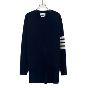 Thom Browne Oversized Crewneck 4-Bar Stripe Knit 149707563 [P]