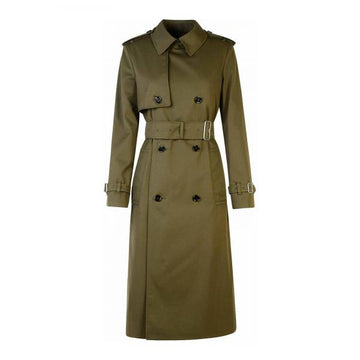 Burberry Long Cotton Blend Trench Coat 130192855 [P]
