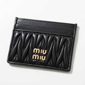 MIU MIU マテラッセ ナッパレザー カードケース 152014343 [P]