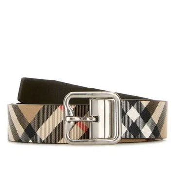 Burberry Reversible Checked B Buckle Belt 146753916 [P]