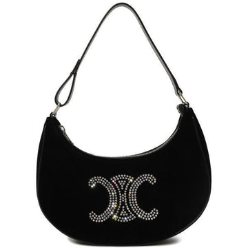 CELINE Tasche in Samt mit Strassbesatz (193952FJM 38SI) 152375171 [P]