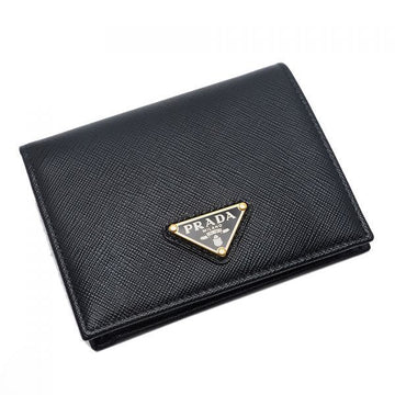 PRADA サフィアーノ トライアングルロゴ 二つ折り財布 (1MV204 QHH F0002) 75956992 [P]