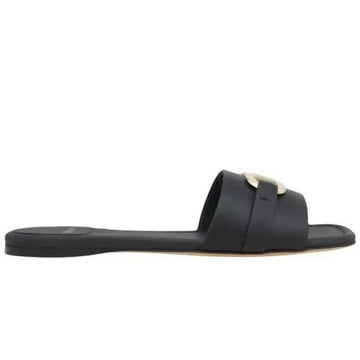 Salvatore Ferragamo Gancini Flat Slide 75838555 [P]