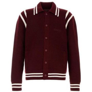 GUCCI Strickwolle Cardigan mit Stickereien 148537952 [P]