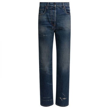 Prada Straight Leg Washed Denim Jeans 155870846 [P]