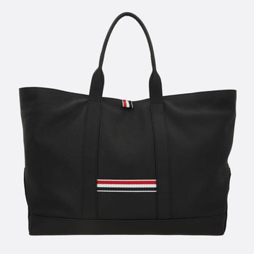 THOM BROWNE ソフトペブルグレインミディアムツールトート 155870876 [P]