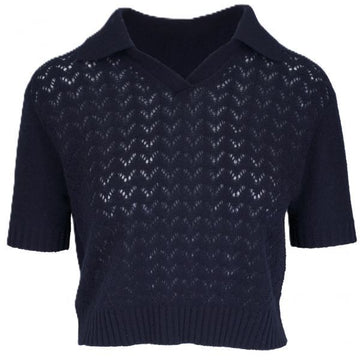 Miu Miu Lace Cashmere Polo Shirt 155795723 [P]