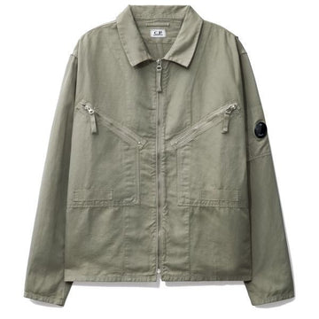 CP Company Cotton Linen Overshirt 150482670 [P]