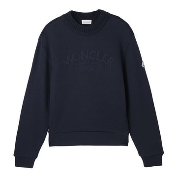 MONCLER Logo gestickter Baumwoll-Sweatshirt 148924692 [P]