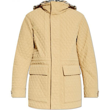 BURBERRY チェックフーデッドキルティングナイロンジャケット (8093877) 149388895 [P]