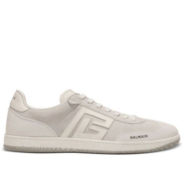 BALMAIN スワンスエード＆スムースレザー スニーカー 150286860 [P]