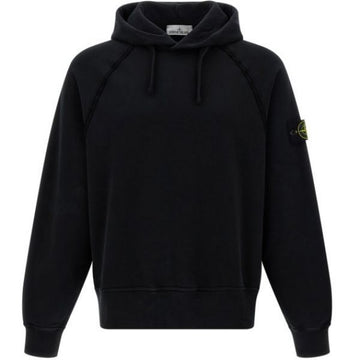 Stone Island Brushed Organic Cotton Fleece Oversized Fit Hooded Sweatshirt 150521139 [P]