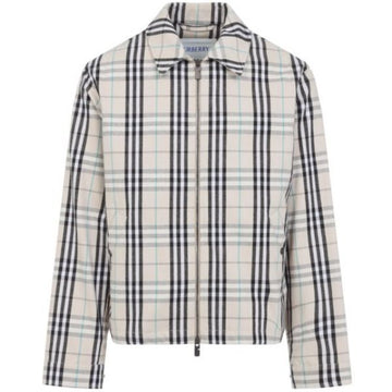 Burberry Check Cotton Herrington Jacket 148567211 [P]