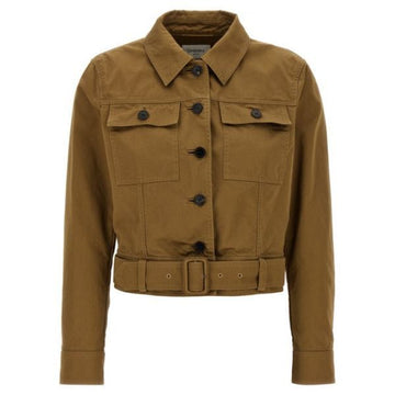 SAINT LAURENT コットンサージクロップジャケット 149390252 [P]